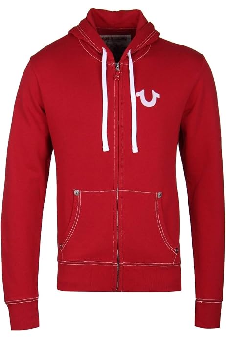 True Religion Men's Buddha Logo Zip 