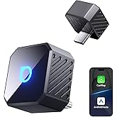 オットキャスト Ottocast Mini Pot (USB Type-C専用)ミニ CarPlay&Android Auto ワイヤレスアダプター 2025新型 カープレイ＆アンドロイドオート無線化 iPhone＆Androidスマホ用 純正有線C