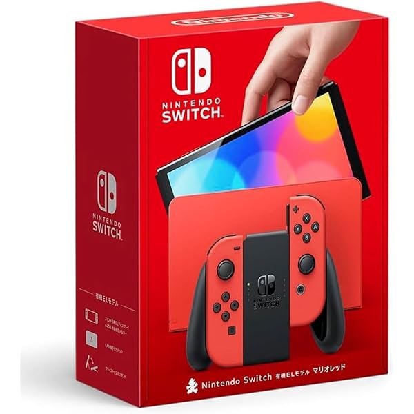 Nintendo Switch 本体 赤/黒 Nintendo Switch（有機ELモデル） マリオレッド | Nintendo