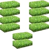 lewu ウォールグリーン マット 壁掛け 造花 人工観葉植物 インテリア アンティーク 雑貨 40x60cm/枚 (10枚入れ)