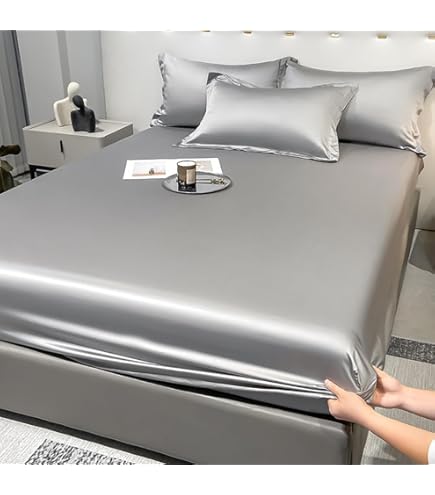 Utukkyシルクシーツ ボックスシーツ 6Aクラス 夏用 冷感 静電気防止 抗 Utukkyシルクシーツ ボックスシーツ 6Aクラス 夏用 冷感 静電気