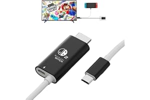 【2026新登場 Switch 2「22.1.0」にも対応】 Switch2 用 HDMI テレビ出力 スイッチ2 ドック 直接にTV出力 Type-C HDMI 変換 PD100W急速充電 同時出力 4K@60Hz対応 遅延なし Switch2/S