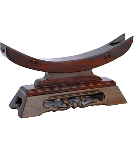 Amazon | 刀掛け 刀置き 剣置き 木製 刀飾り台 象牙刀台 武士刀台 自然