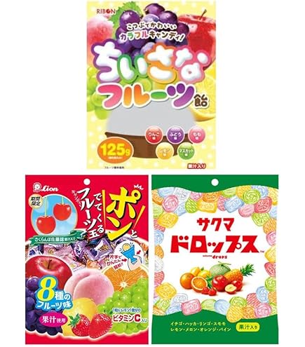 Amazon.co.jp: リボン ちいさなフルーツ飴 125g×12袋 : 食品・飲料・お酒
