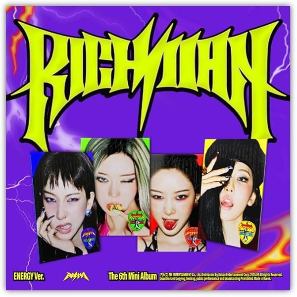 Amazon.co.jp: ENERGY Ver.【早期購入特典あり】 aespa Rich Man 6th