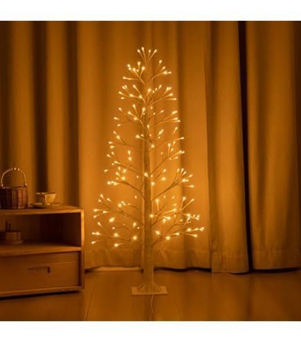 Amazon.co.jp: Rosoy クリスマスツリー 180cm ブランチ 白樺 おしゃれ