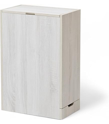 Amazon｜クロシオ ダイニングダストボックス2D ホワイト 幅55cm