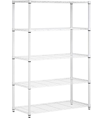 Amazon｜SONG 5段スチールラック 幅90×奥行35cm 高さ150/120/90cm