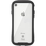 【Amazon.co.jp 限定】iFace Reflection iPhone SE(第3/第2世代)/8/7 ケース クリア 強化ガラス 簡易パッケージ (ブラック)【 アイフォンse3 / se2 / 8 カバー スマホケース 透明 耐衝撃 米