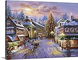 Nicky Boehmeプレミアムシックラップキャンバス壁アート印刷題名クリスマスEve 40" x 30" 2153705_24_40x30_none
