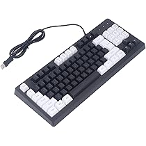 Amazon | メカニカルキーボード、耐久性のある 87 キー USB
