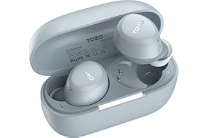 TOZO A1 イヤホン bluetooth ワイヤレスイヤホン 中低音域 暖色系音質 小型軽量 マイク付き 通話時ENC ノイズキャンセリング カスタムEQ アプリ対応 防水 最大約32時間の連続再生 ぶるーとゅーす イヤフォン USB-C充電 カ