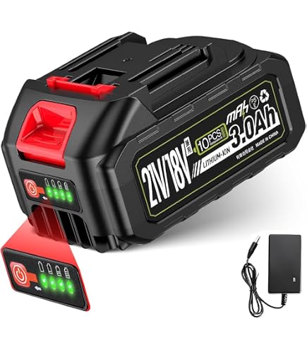 Amazon.co.jp: OKUYOSHI バッテリー リチウムイオン 21V 4000mAh 残量