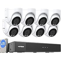 4K画質 H.View 防犯カメラ 800万画素 HV-800S6 Amazon.co.jp: 【4K画質・フルカラー撮影】H.View ドーム型 防犯カメラ