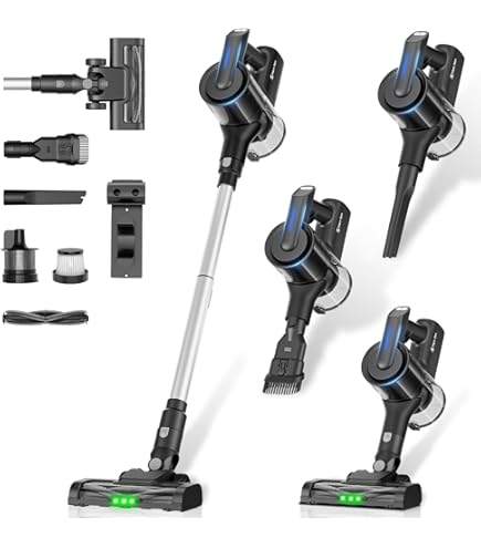 Amazon | 掃除機 コードレス【2025最新型!50Kpa強力吸引＆65分連続稼働