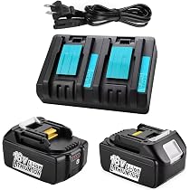 Amazon.co.jp: Powilling 互換 マキタ 18v バッテリー 充電器セット