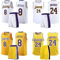 【美品】NBA バスケットボール　ゲームシャツ　ロサンゼルスレイカーズ　白24番 Amazon.co.jp: [暁店] バスケのユニフォーム コービー