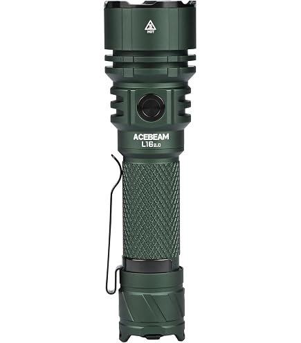 Amazon.co.jp: ACEBEAM Defender P16 タクティカル懐中電灯 テール