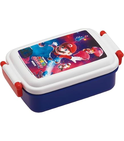 Amazon | スーパーマリオ スーパーキノコ 2段ランチボックス 弁当箱 約
