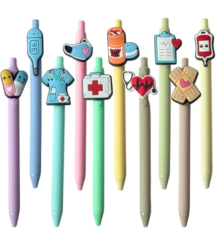 Greeting Pen Nurse Pens- Nursing Is A Work Of Heart Rotating Message 6 Pen Set (36541