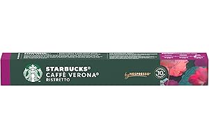 STARBUCKS Caffè Verona by NESPRESSO Coffee Capsules, 5.5 grams, (10 Coffee Pods)