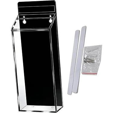 パンフレット差し Amazon | 壁掛け専用パンフレット差し A4 三つ折 4列 【 パンフレット