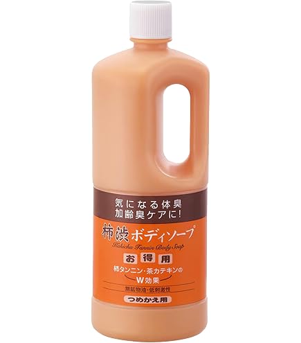 Amazon | アズマ商事の 柿渋ボディソープ850ml | 旅美人 | ボディ