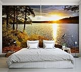 lhdlily Twilight Sea View壁ペイント壁紙リビングルームベッドルームモダンミニマリスト壁紙壁画 LHDLily-561616981-10432