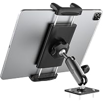 Amazon.co.jp: 【2026金属アーム】Kolaselsタブレットホルダー 車載 穴