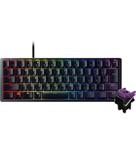 Amazon | Huntsman Mini 小型 ゲーミングキーボード - Linear Optical