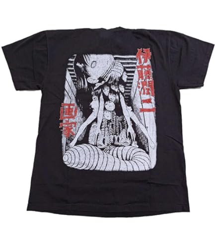 伊藤潤二 マニアック Tシャツ　M 富江 Amazon.co.jp: 伊藤潤二『マニアック』 富江 ロングTシャツ ユニ
