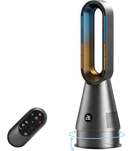 Amazon | タワーファン【2026革新冷暖兼用・1台6役・羽根なし扇風機