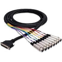 Amazon.co.jp: Hosa DTM-803 3m Dsub25ピン-XLRキャノンオス マルチ