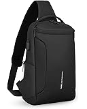 MARK RYDEN ボディバッグ メンズ ワン スポーツショルダー バッグ 斜めがけ 防水 iPad収納可能 USBポート