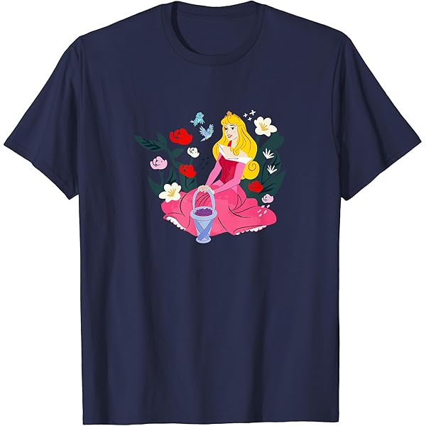 Amazon | ディズニー 眠れる森の美女 オーロラ姫 クラシックTシャツ T