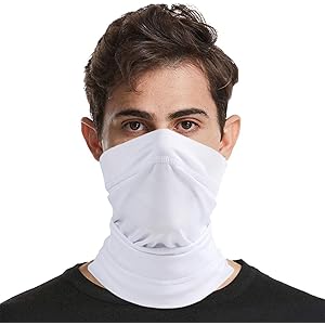 ネックガード フェイスカバー 【新品・冷感・UVカット・吸汗速乾】UPF50+ 日焼け防止 洗える 伸縮・通気性抜群 キャンプ用品 スポーツ スカーフ 男女兼用