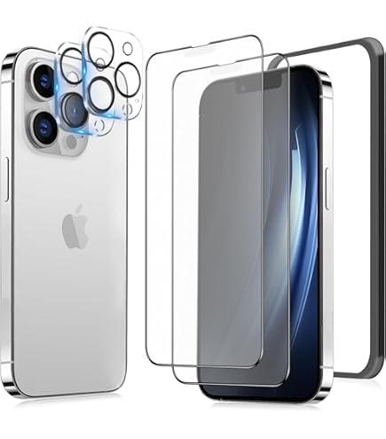 Amazon | JCJCLY 対応 iPhone 13 Pro Max ガラスフィルム 6.7インチ【2