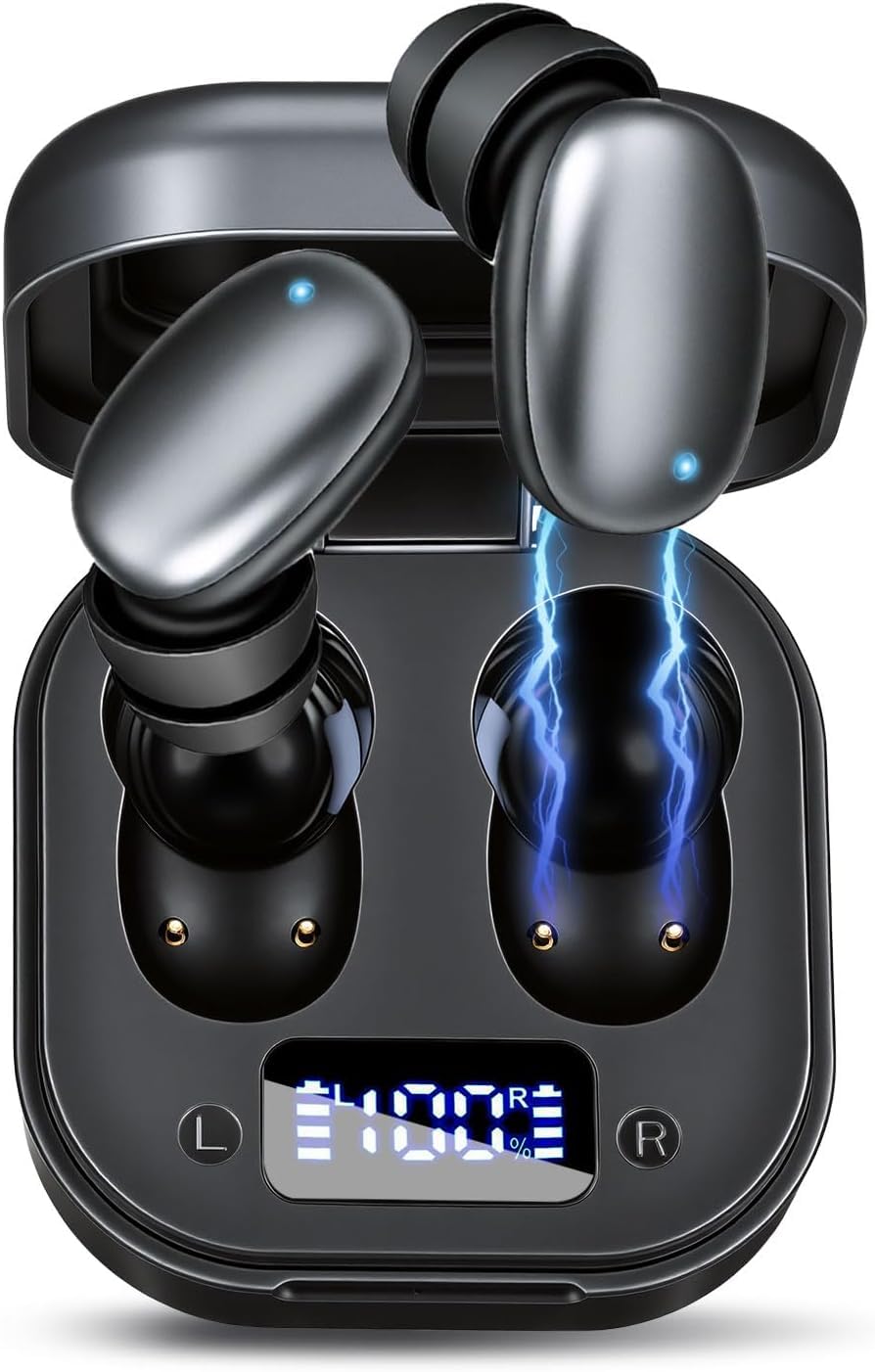【2026革新】KIMOKU ワイヤレスイヤホン Bluetooth6.0 空気伝導 骨伝導 ブルートゥース イヤホン 睡眠用 寝返り痛くない 超軽量化 Hi-Fi音質 タッチコントロール長時間再生 自動ペアリング Type-C充電 IPX7防水 音