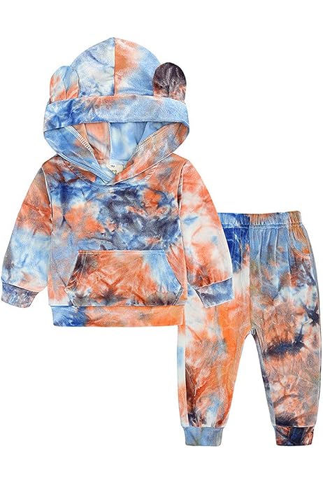 Girls Tie Dye Sweatsuit Set Symphony 