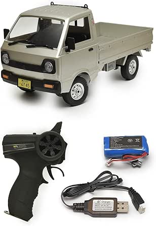 Wpljapan D12 Wpl 正規品 技適マーク付き 1 10スケール 軽トラ Rcカー トラック バッテリー付き シルバー ラジコン ドローン 通販 Amazon