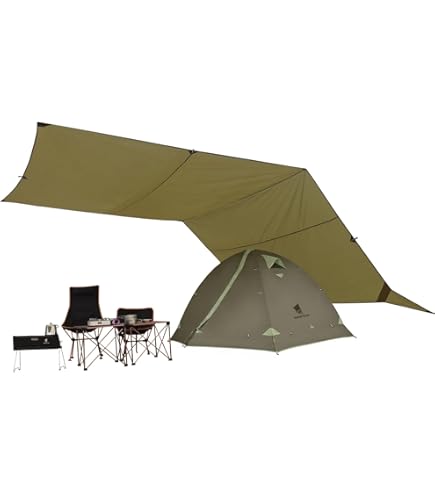 Snow Peak STP-381-IV-US Light Tarp Penta Ivory : Amazon.com.au