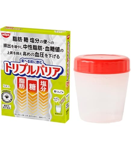 Amazon | 日清食品 トリプルバリア [ 機能性表示食品 ] 脂肪 糖 塩分