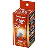 パナソニック ミニクリプトン型 パルック LED電球 口金 E17 電球60W形相当 電球色相当(7.1W) 小形電球・広配光タイプ 1個入 断熱材施工器具 密閉器具対応 LDA7LGE17SK6