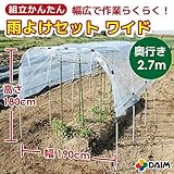 組立かんたん雨よけセット ワイド 1.9×2.7m
