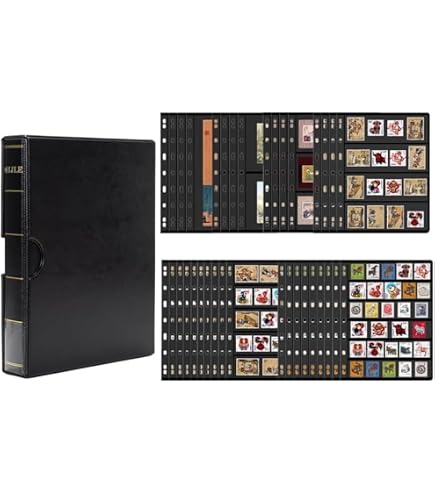 Amazon.co.jp: ライトハウス 切手ストックブック 6段 (青) : ホビー