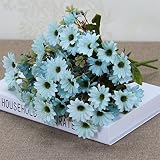 造花インテリア ヨーロッパ デイジー 造花 花束 枯れない花 アートフラワー CT触媒 シルク製 開店祝い 開院祝い 新築祝い お中元 お歳暮 年末年始 贈答 お年賀 お祝い 結婚式ブケ プレゼント 