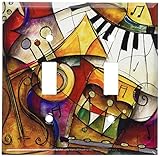 Art Plates - Keyboard Switch Plate - Double Toggle [並行輸入品]