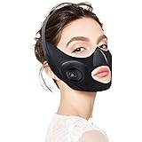 Spre kayou EMS 美顔器 フェイスベルト サウナマスク V顔 自宅エステ V顔ベルト USB充電式 男女共有 高弾性 リモコン付き