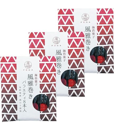 Amazon | 風雅巻き FC-9 5種類 27本入 海苔菓子 風雅巻き詰合せ