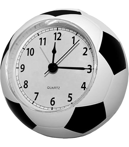 Amazon.co.jp: Perfk 卓上サッカーボール目覚まし時計 卓上サッカー